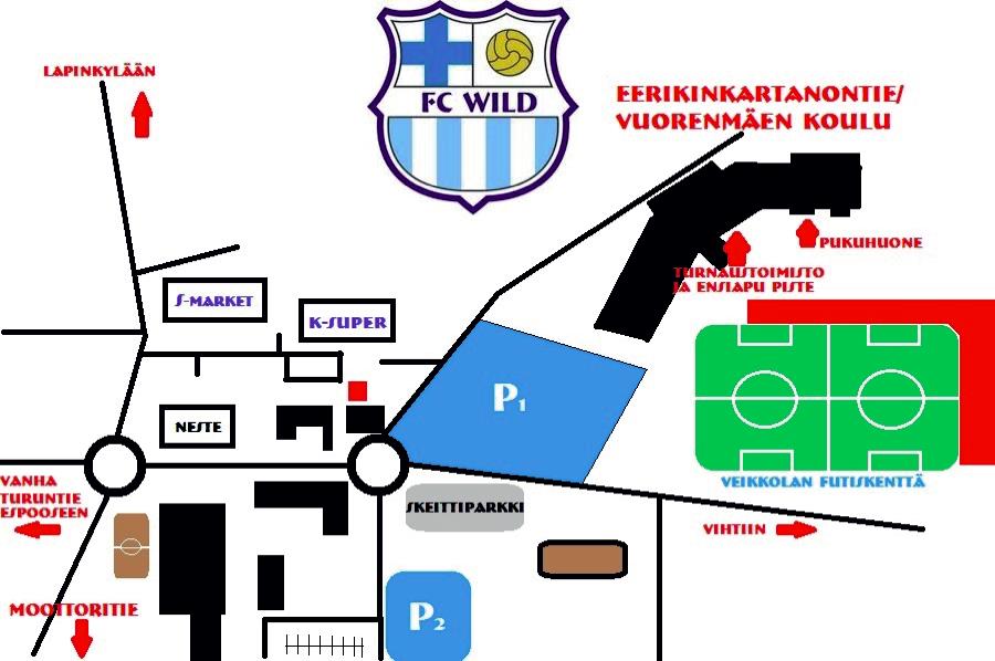 YLEISET OHJEET (FC Wild P07 Hyundai Syysturnaus 8.10.2016) 1) Ensiapupiste on turnaustoimiston vieressä 2) Tupakointi on sallittu vain parkkipaikoilla.