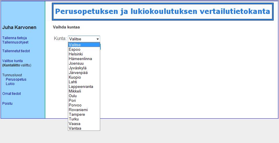 Yleissivistävän koulutuksen vertailutietokanta Kuntaliiton vertailutietokantaan otetaan ukaan uusia kuntia. Halukkaat kunnat voivat iloittautua juha.karvonen@kuntaliitto.