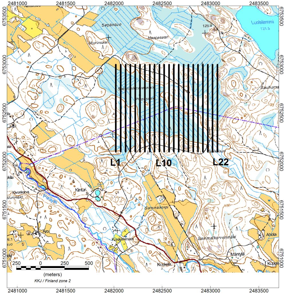 GEOLOGIAN TUTKIMUSKESKUS 62/2016 2 Taulukko 1. Vuoden 2016 maastomittaukset.