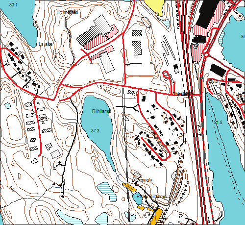 22 Riihilampi 1. Nimi ja sijainti Riihilampi Pitkälahti N: 6970051 E: 27530507 ETRS-GK 27 Lehtoalueen keskellä sijaitseva pieni, mutta melko syvä lampi. 3.