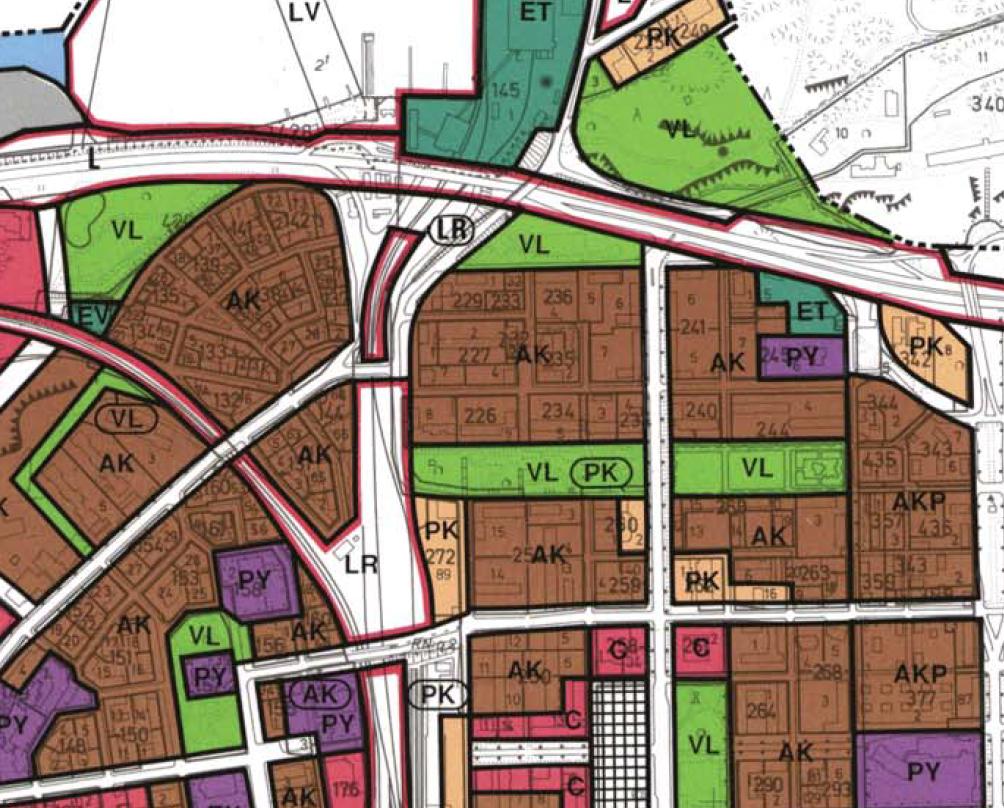 Suunnittelualue: Alue sijaitsee n. 1,5 km koilliseen kaupungin keskustasta, Osmonmäen (XIV) kaupunginosassa osoitteissa Pohjolankatu 21 ja Pohjolankatu 27.