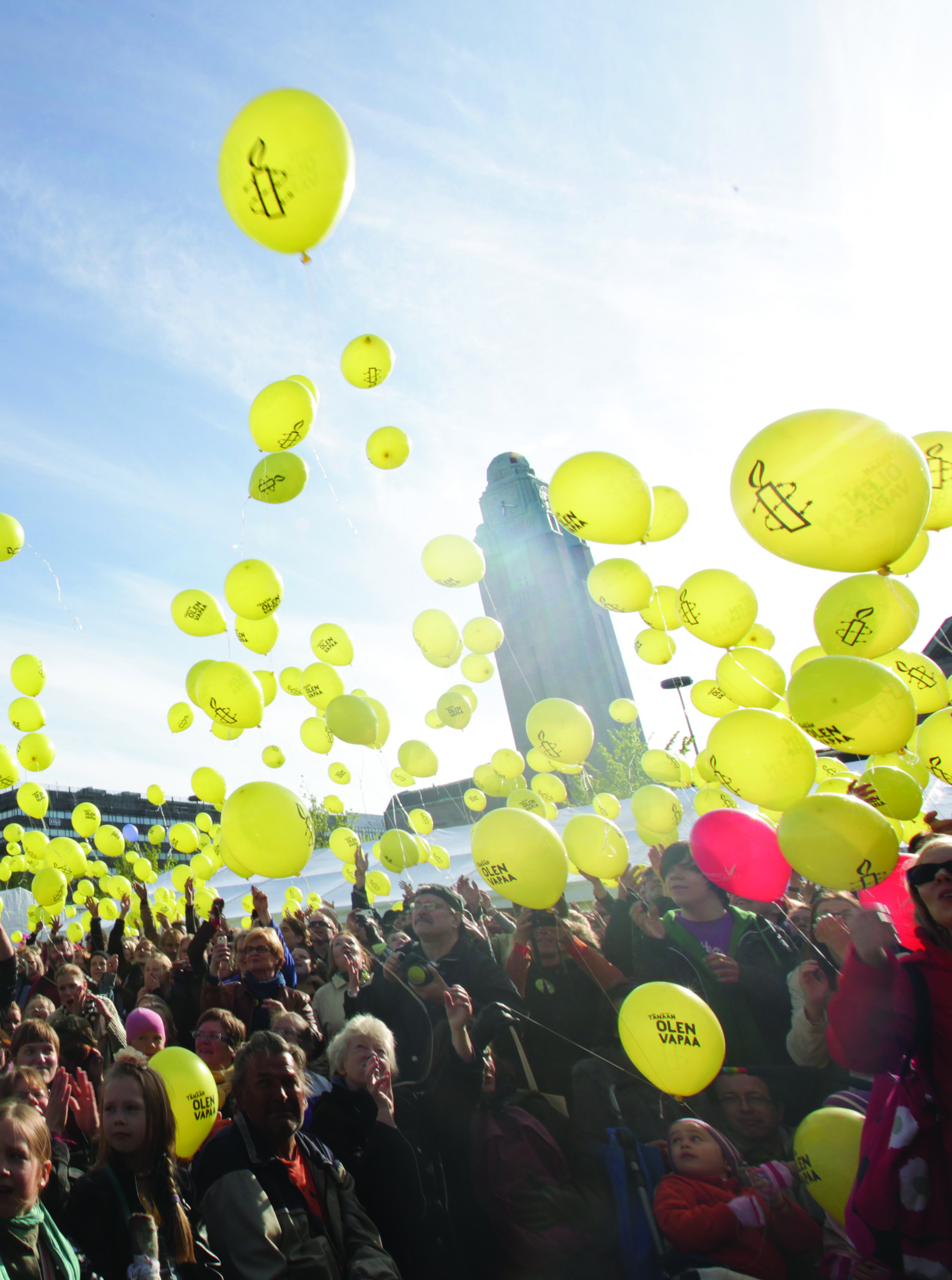 STRATEGIA 2016 2019 5 Amnesty 50-vuotta Tänään olen vapaa -tempauksessa