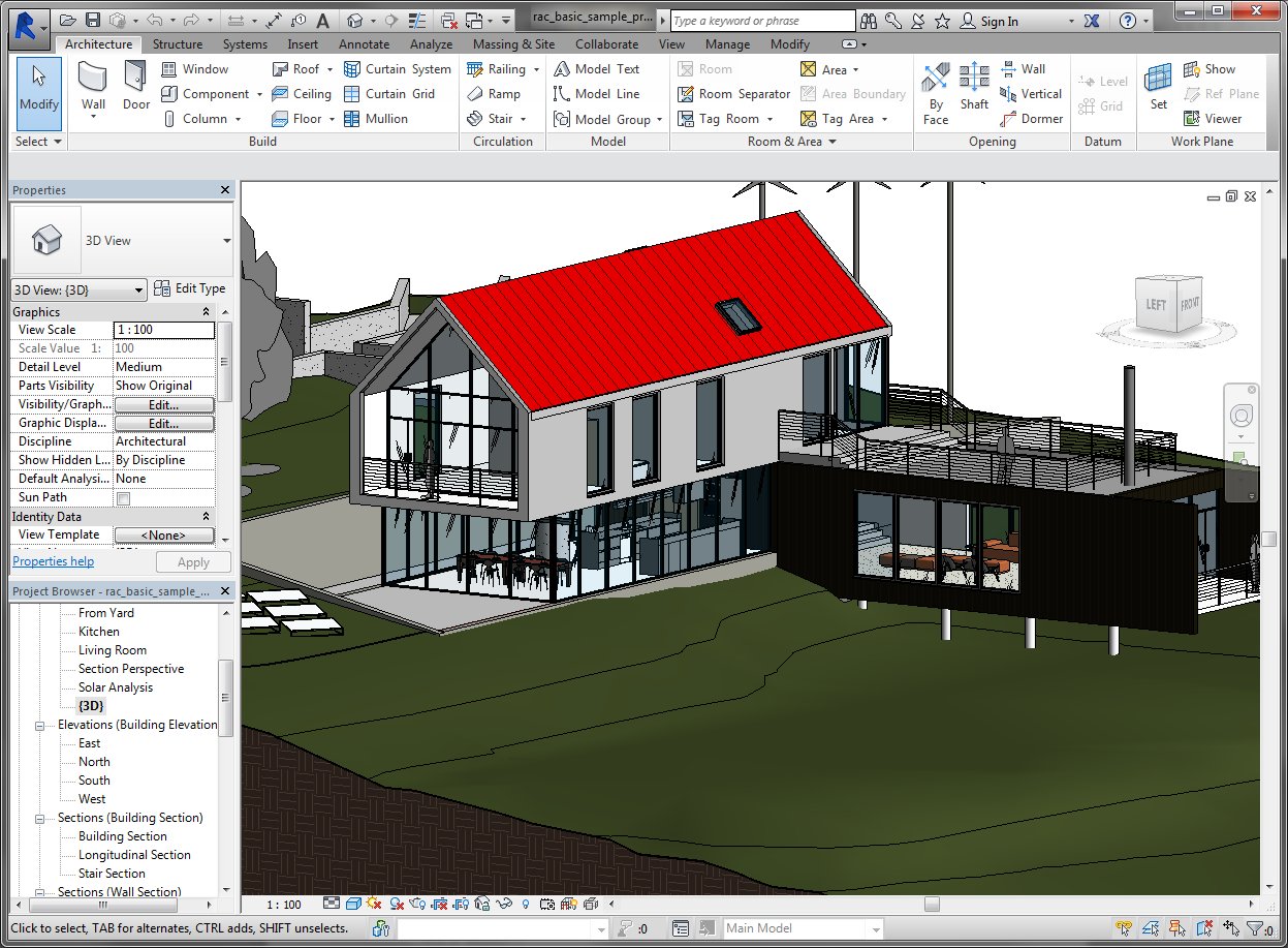 Kuva 4. Graphisoft ArchiCAD 17 -käyttöliittymä Kuva 5.