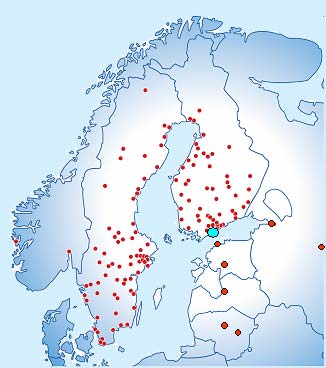 Kansainvälisen laajentumisen strategia YIT Installaatioiden markkina-aseman vahvistaminen Pohjoismaissa Suomi - liikevaihto v. 2002 n. 410 M - henkilöstöä n.