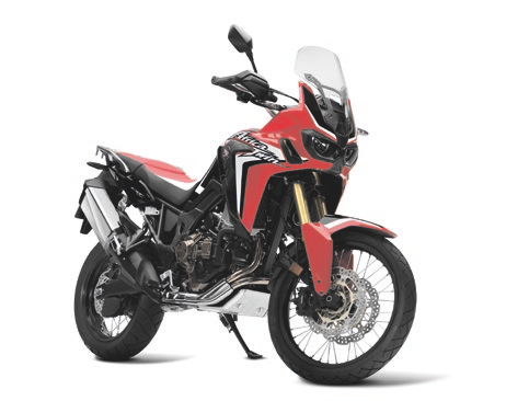 4 TRUE ADVENTURE CRF1000L AFRICA TWIN Africa Twinin 999 cc moottori. Erittäin kompaktin 2-sylinterisen rivimoottorin teho on 70 kw eli 95 hevosvoimaa ja vääntö 98 Nm.