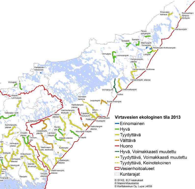 Virtavesikunnostukset VHA1 2015 Partakoski-Siikakoski (kärnänkoski) - Elinympäristökunnostuksia Hiitolanjoki-Kokkolanjoki - Kalatiesuunnitelmat - Voimalaitosten osto valtiolle?