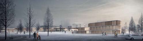 The Lapland Hospital District arranged an open two-stage architectural competition for the design of the extension of the Lapland Central Hospital.