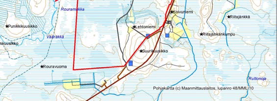 15(115) kaivoslain (503/1965) mukaisesti. Kaivospiirin rajaus on esitettynä kartalla (kuva 2).