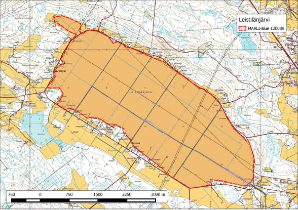 260 LEISTILÄNJÄRVI [120089] Satakunta, Nakkila (N /lat: 6814565: E /lon: 227261) 1151 ha Leistilänjärven MAALI-alue koostuu Nakkilan Järvikylän ja Kivimaan kylien keskellä sijaitsevan kuivatun