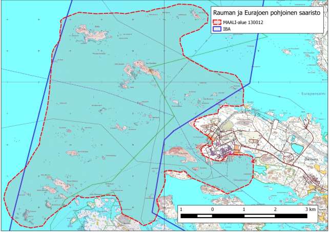 298 Rauman ja Eurajoen pohjoisen saariston MAALI-alue.