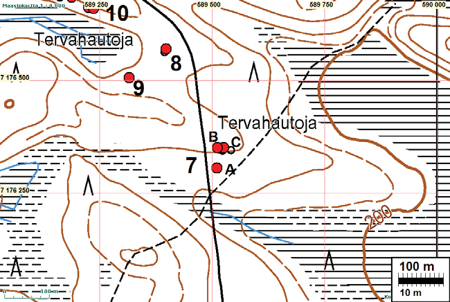 24 HYRYNSALMI 7 KOKONKANGAS 1A Mjtunnus: Rauh.