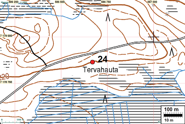 47 SUOMUSSALMI 25 TELKKÄSUO 1 Mjtunnus: Rauh.