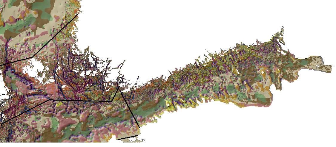 Geologinen aineisto kertoo alueellisista