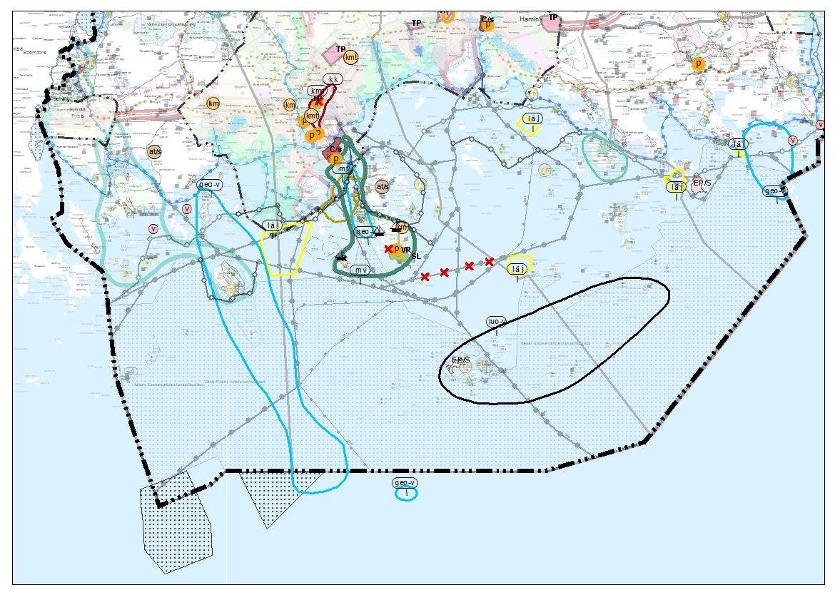 Geologisesti ainulaatuinen/merkittävä alue Kaunissaari Ristisaari Vedenalainen harjumuodostuma Edustava harjusaarten ja niiden vedenalaisten jatkeiden kokonaisuus Anu Kaskela Paskamonttu Geologisesti