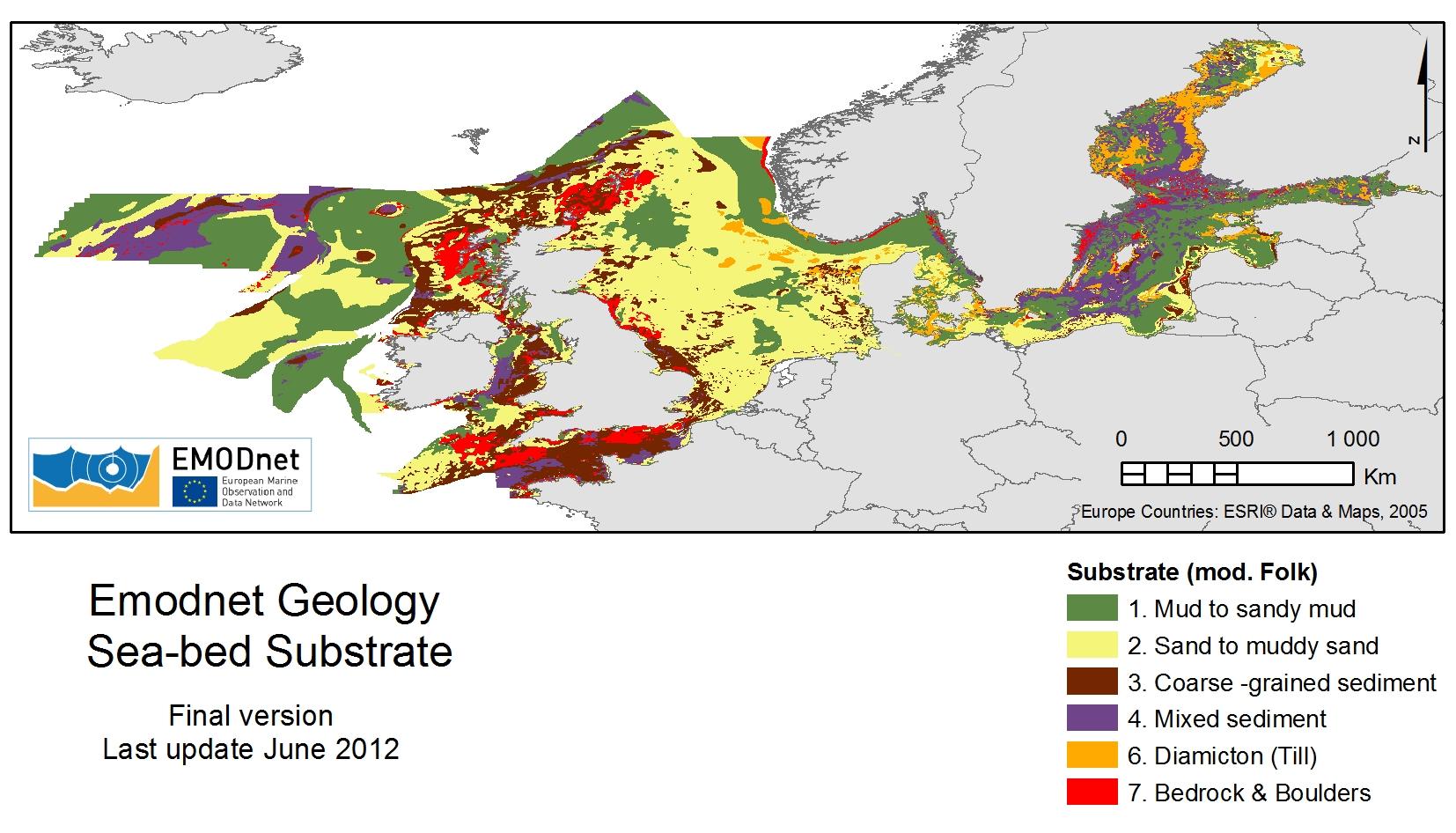 Geologinen aineisto kattaa laajoja alueita