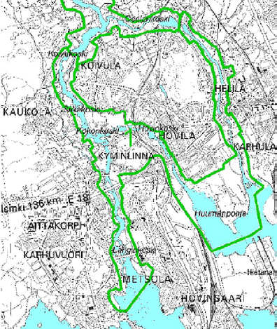 19(51) Kuva 8. Kymijoen osayleiskaavan eteläisin osa Kotkan kaupunki.