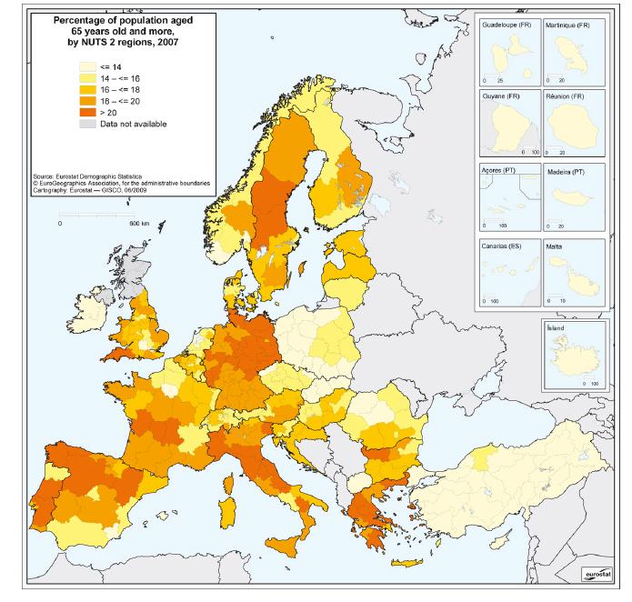 Ageing characterises the demographic