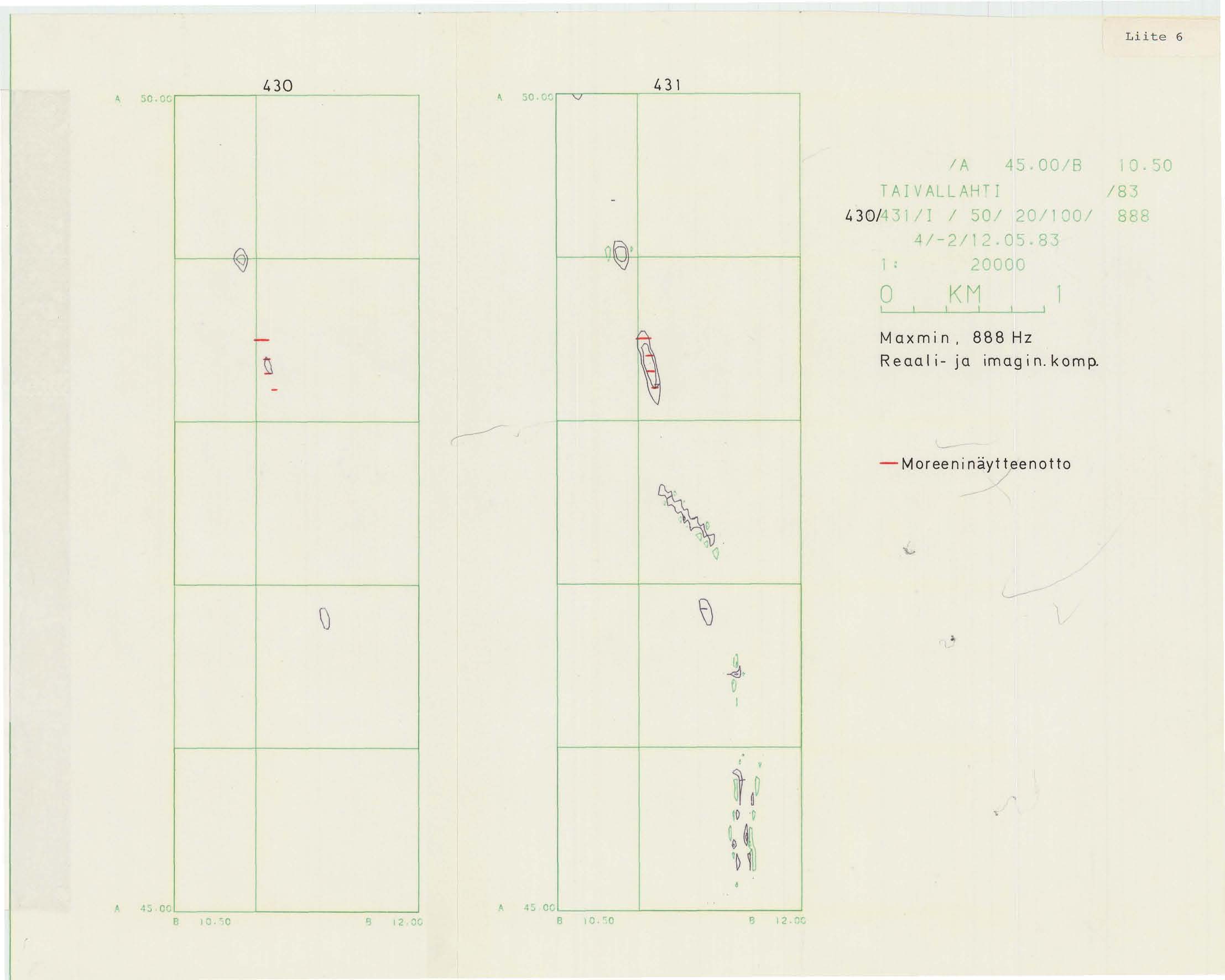 Liite 6 A, 50.0C. -- 430 -, v 4 3 W '\:J - ';)n~ "V /A 4::>.00/8 TAVALLAHT 430/4 ) i / / 50/ 20/ () 0 / 4/-2/2.0t:>.83 : 2000C o f/ 0.