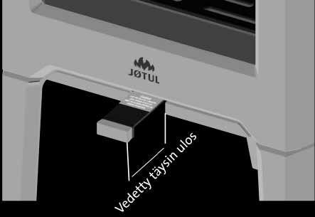 SOUMI 4.7 Toimintojen tarkastaminen Kun olet koonnut tulisijan, tarkista, että kahvat ja vivut toimivat. Niiden tulee liikkua vaivattomasti ja toimia kunnolla.