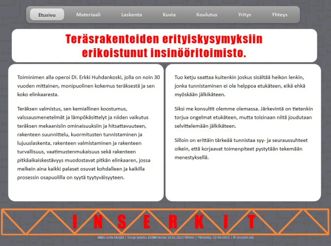 Inserkit Teräsrakenne