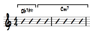 16 Coltrane ennakoi harmoniaa muutamissa sävelkuljetuksissa.