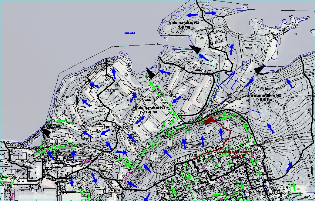 Hervantajärven asuinalueen asemakaavan nro 8192 ehdotusvaiheen hulevesiselvitys- ja suunnitelma Uuden korttelialueen kohdalla toteutettujen maaperätutkimusten mukaan maaperässä alkaa moreenikerros