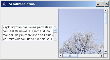 Esimerkki: JScrollPane