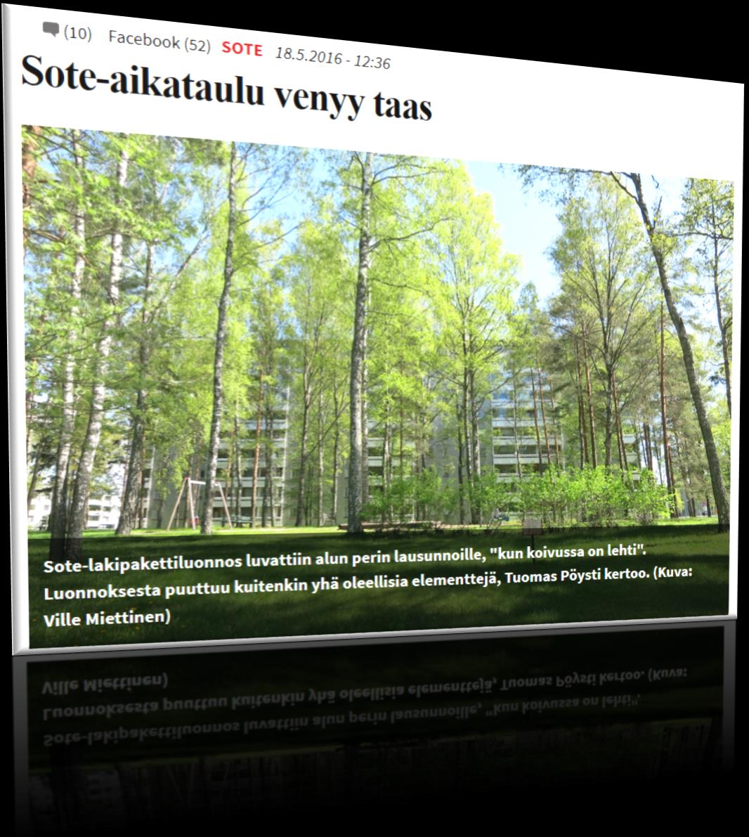 LAKIVALMISTELUN TILANNE