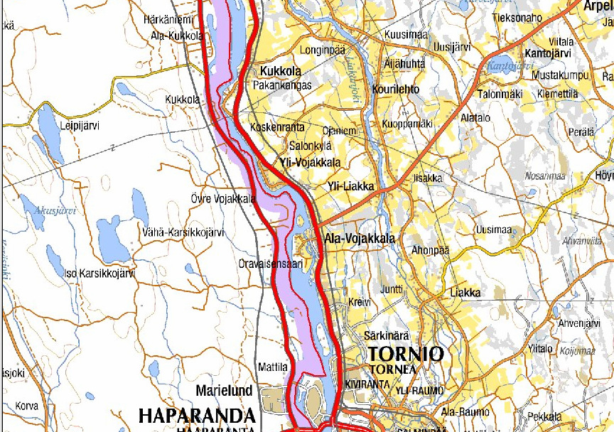 1. Kohteen kuvaus 1.1 Sijainti Pilottikohde on Tornion kaupungin alueella sijaitseva Yli-Liakka-Kourilehto paikallistie PT 19552/01/1450-1550, 1650-1800 ja 1900-2050, kuva 1.