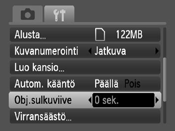 Toimintojen muuttaminen Kansioiden luominen päivämäärän ja kellonajan mukaan Voit määrittää päivämäärän ja kellonajan kansioiden luomista varten. Valitse [Luo kansio] ja paina sitten m-painiketta.