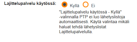 Aloita postitussuunnitelman käsittely ) Postitussuunnitelma -sivun yläreunassa näet perustiedot suunniteltavalle jakelulle: suunnittelu kauden ajanjakson, käytettävän jakelupalvelun, sekä linkkejä