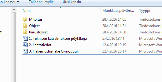 5 SUUNNITTELUPROSESSIN TIEDOSTOHAKEMISTO Tulitorvikattiloiden suunnitteluprosesseissa toistuvat yleensä samat vaiheet, jotka täytyy suorittaa jokaisen kattilan suunnittelussa omanaan.