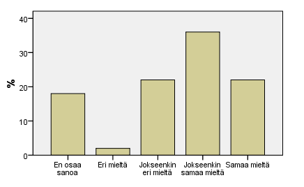 Haastateltavista kaksi toi myös esille epävirallisemman mestari-oppipoika suhteen tyylisen hiljaisen tiedon siirron.