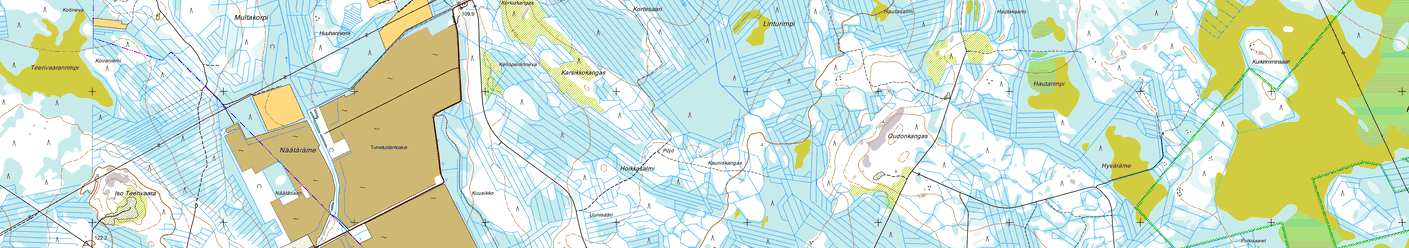 Project: Naulakangas Description: TuuliWatti Oy SHADOW - Map Calculation: 6 x V136 x HH182 "real case, no forest" WindPRO version 2.9.269 Nov 2013 Printed/Page 19.4.