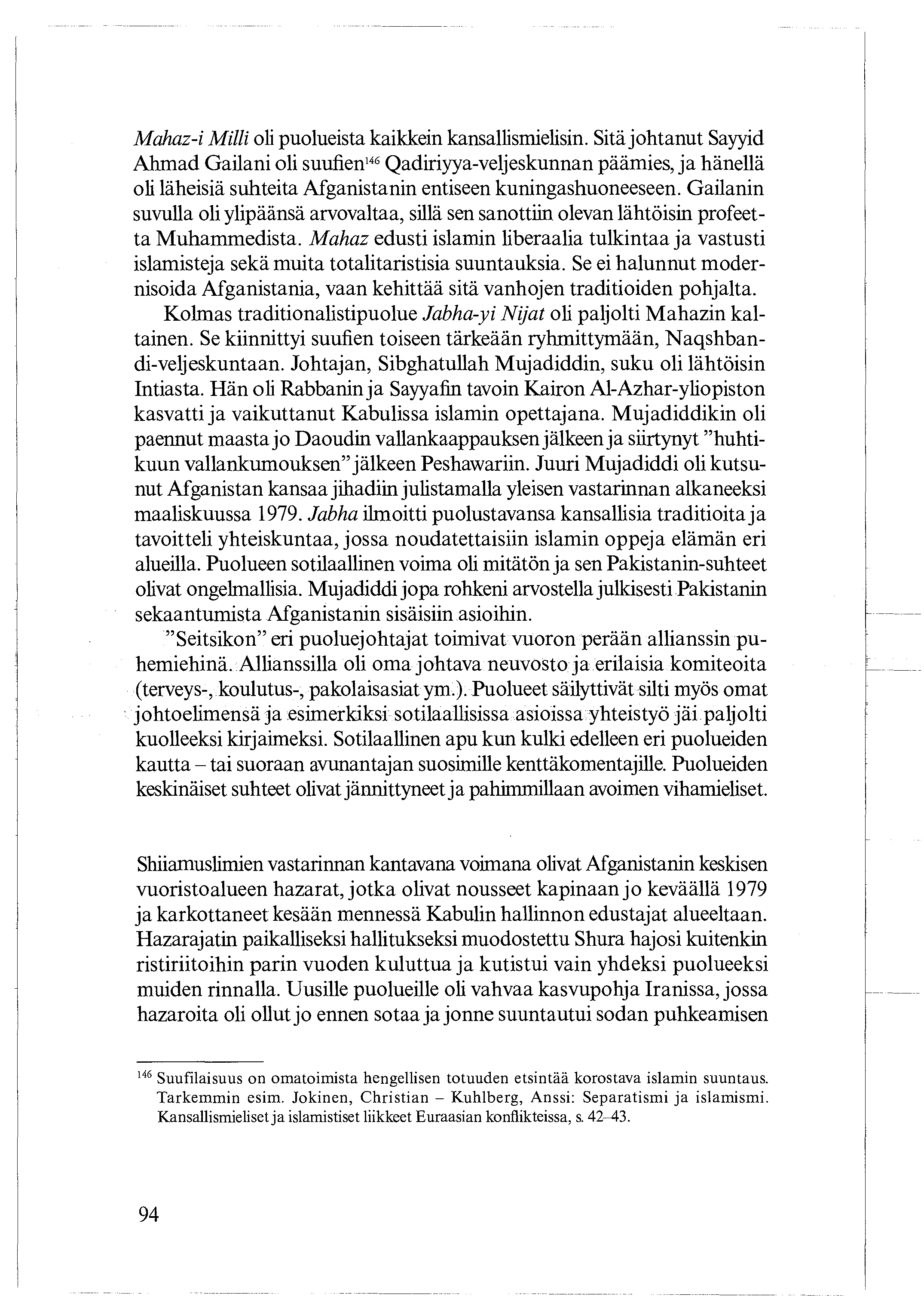 Mahaz-i Milli oli puolueista kaikkein kansallismielisin.