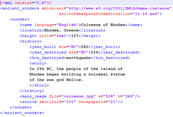 Esimerkki: Simple & complex content Huom: oletusmäärittely on