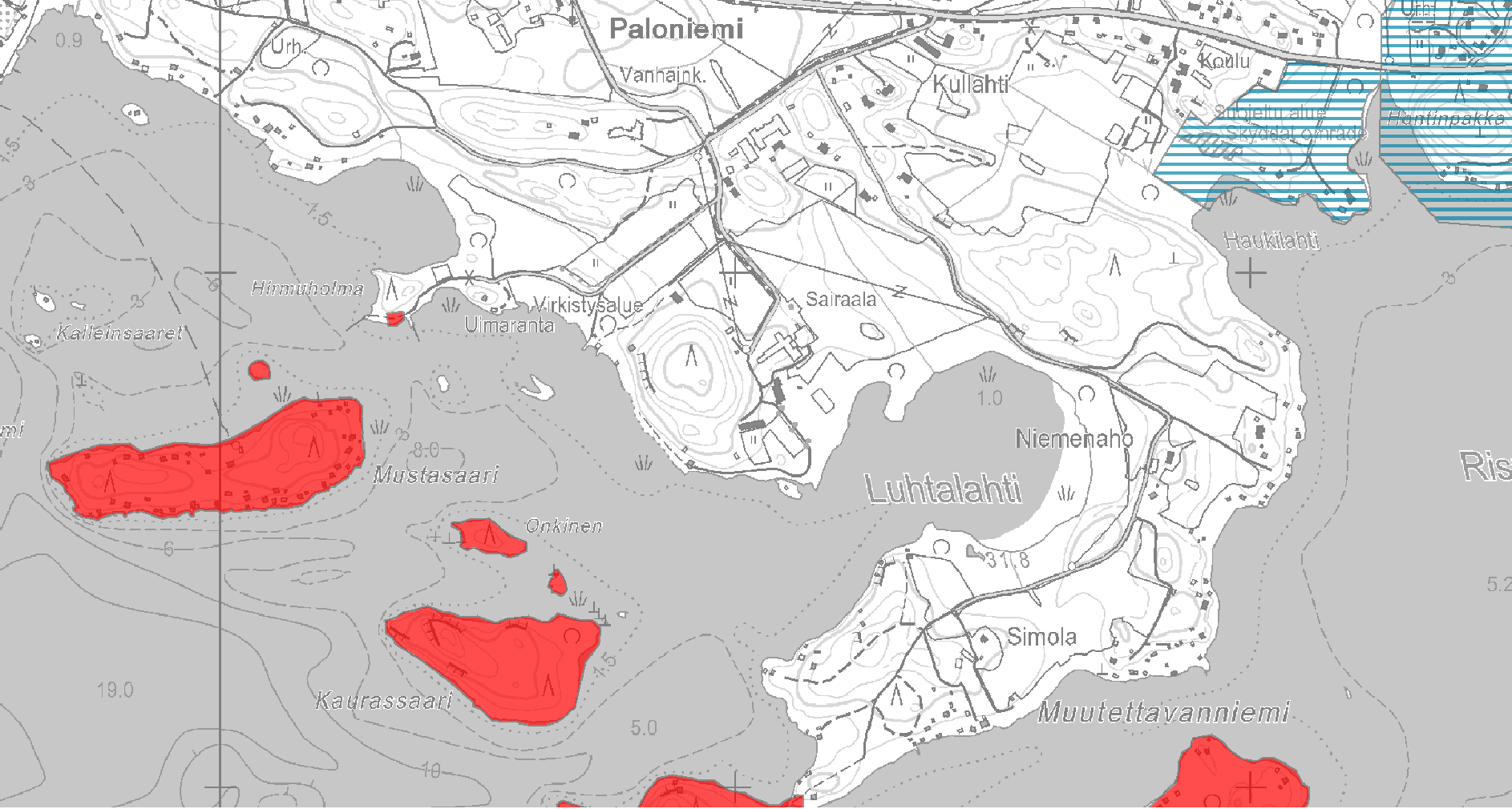 kaavaratkaisun kannalta keskeinen on myös kaavamerkintä joukkoliikennepainotteinen katu/ tie, joka suunnittelualueella noudattaa Karstuntien ja Paloniementien linjauksia sekä toisaalta liittää alueen