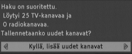 Suosikkiohjelmalistan muokkaus ja käsittely Jos ohjelmaluettelo on mielestäsi liian sekava tai sisältää ohjelmia, jotka eivät ole mieleesi, voit päävalikossa muokata ja asettaa käyttöön oman