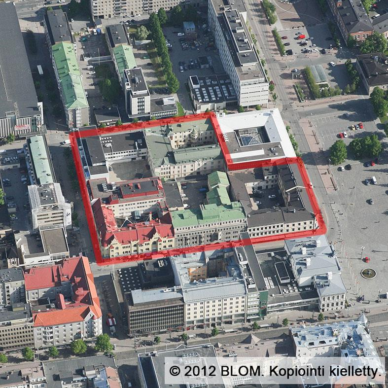 TAMPERE Asemakaavan muutoksen osallistumis- ja arviointisuunnitelma 26.6.2014 II (TAMMERKOSKI) -10-3, 4, 11, 12 JA 13, PUUTARHAKATU 11 JA 13, KAUPPA- KATU 2, 4 JA 6, KORTTELIN TÄYDENNYSRAKENTAMINEN.