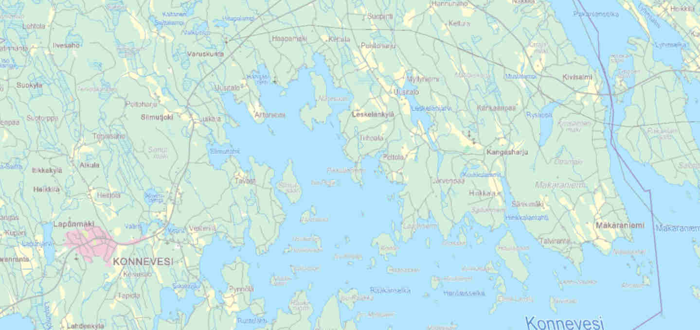 KONNEVESI Neiturin alueen rantaosayleismuutos ja ranta-asemakaava (OAS) Maankäyttö- ja rakennuslain 63 :n mukaan kaavaa laadittaessa tulee riittävän aikaisessa vaiheessa laatia kaavan tarkoitukseen
