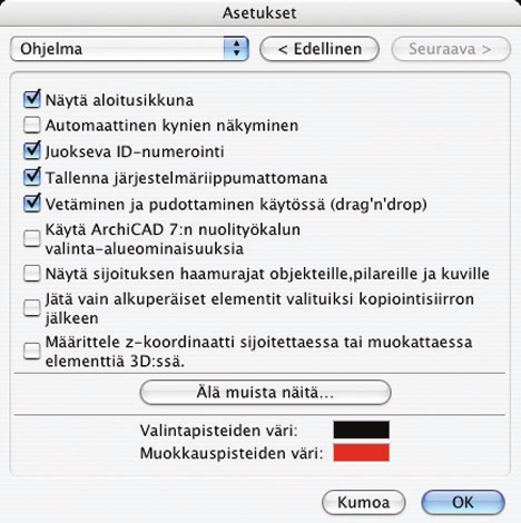 KO.-9 6.3 Toimenpiteiden hallinta Ikkunan alemmassa osassa hallitaan toimenpiteitä.