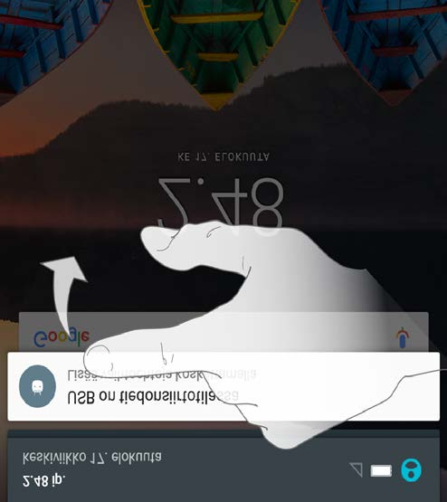 Synkronointi Voit siirtää tietoja laitteen ja tietokoneen välillä. Voit siirtää esimerkiksi musiikkia, kuvia, videoita, asiakirjoja ja Androidin APK-tiedostoja.