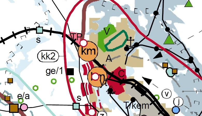 3.7 Maanomistus Suunnittelualue on suurimmaksi osaksi Äänekosken kaupungin omistuksessa. Toinen maanomistaja suunnittelualueella on Pohjoisen Keski-Suomen ammattiopisto (POKE).