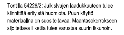 Kaavakartta ja -määräykset Muutamia nostoja kaavamääräyksistä Julkisivut, esimerkki