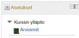 Jos opiskelija saa nähdä arviointinsa myöhemminkin kuin vain heti suorituksen jälkeen (tentin ollessa vielä auki tai vasta tentin sulkemisen jälkeen), opiskelija pääsee tentin linkkiä painamalla