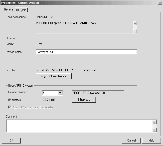 5 PROFINETillä projektointi PROFINET IO -ohjaimen projektointi Päätelaitekonfigurointi Uusi, lisätty päätelaite on konfiguroitava yksittäisten korttipaikkojen (Slots) konfiguroinnin jälkeen