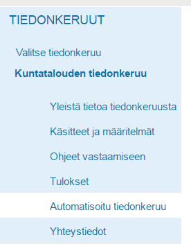 Uuden tiedonkeruuvälineen esittely Lomakkeiden täyttö csv-liitetiedostoilla Kaikki kerättävät tiedot on mahdollista ladata lomakkeille csv-muotoisina liitetiedostoina.