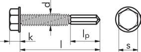 Pias/Piasta Porakärkiruuvit Kuusiokanta DIN 7976/7504-K Teräslevyjen kiinnittämiseen teräsrakenteisiin sisätiloissa. - kojeisiin, laitteisiin, väliseiniin, kattorakenteisiin ja muihin asennustöihin.