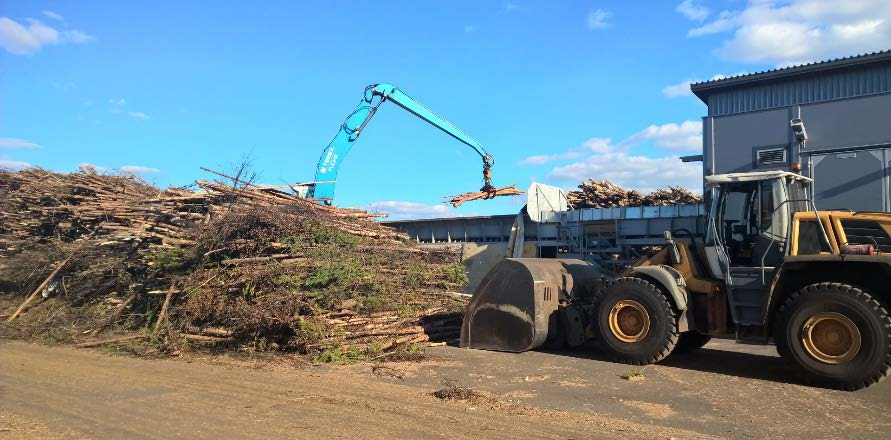 Metsähakkeen tuotantoketjut Suomessa vuonna 2015