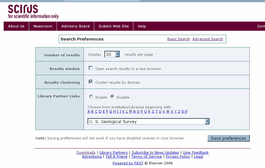 Hakutulosten esittäminen